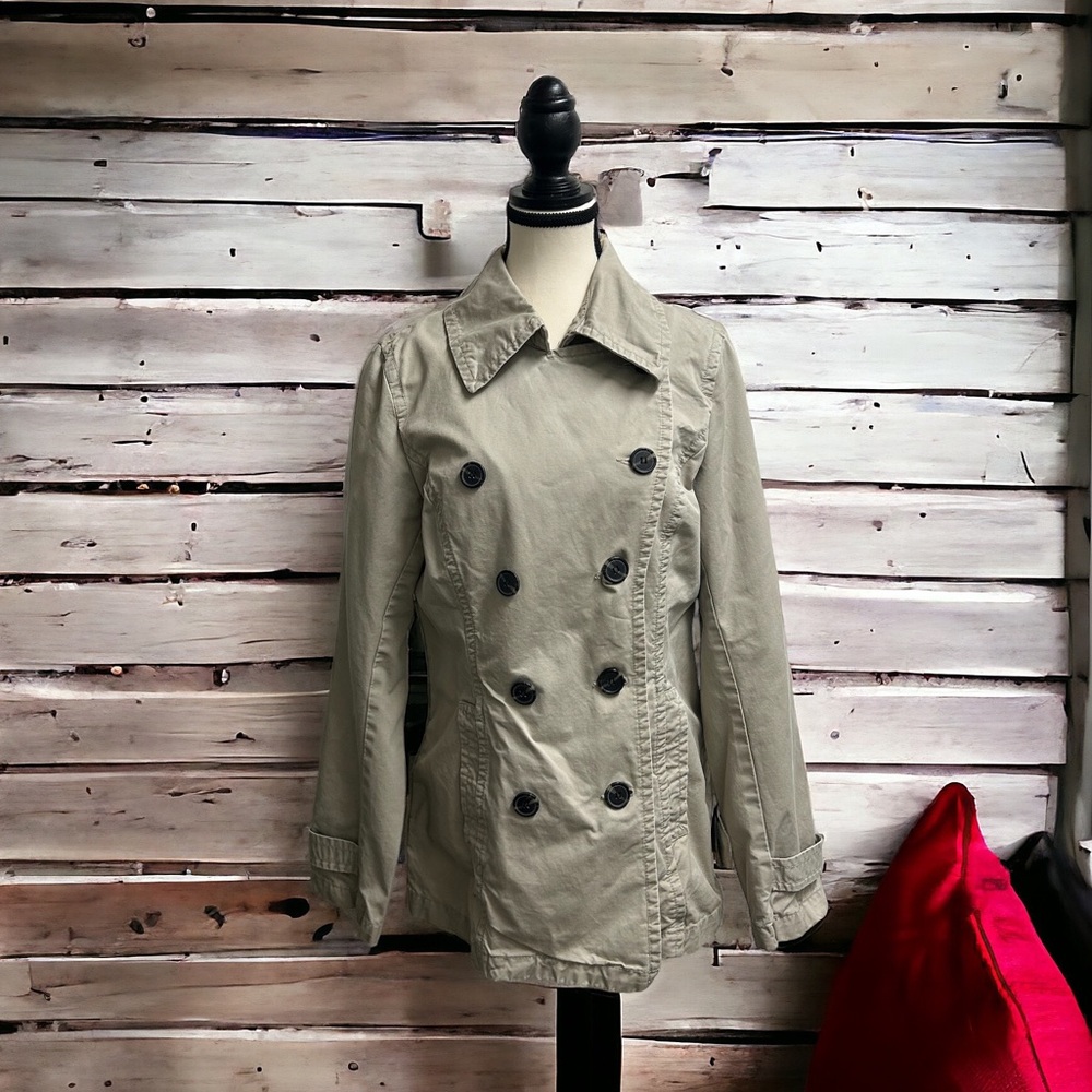 H & M L.O.G.G. Label of Graded Goods Button Pea coat Jacket Size 10
